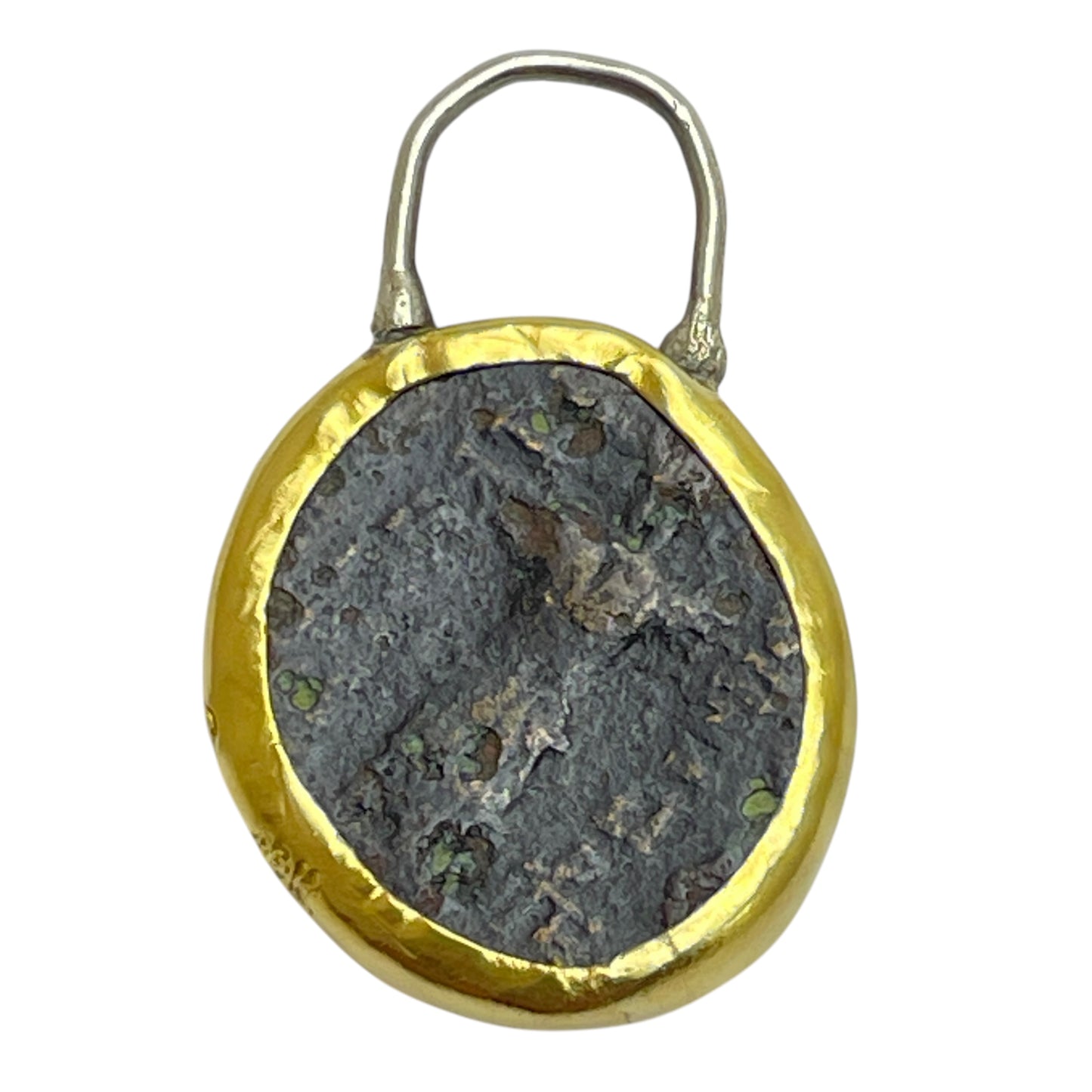 22k ancient Greek coin charm