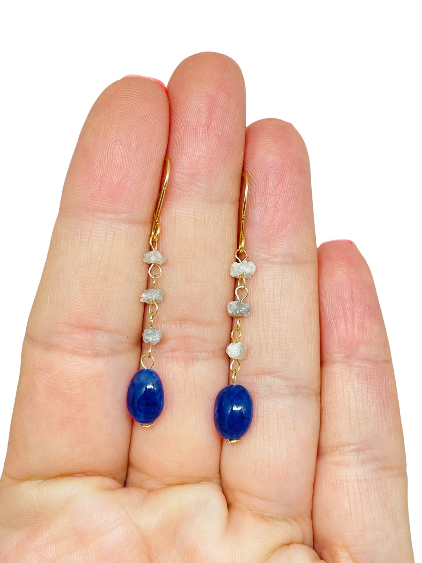 GEMME - 14k gold gemstone earrings