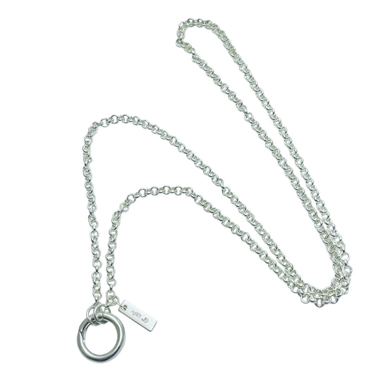 Sterling silver chain necklace