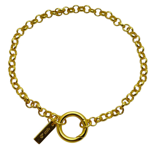 18k gold vermeil chain bracelet