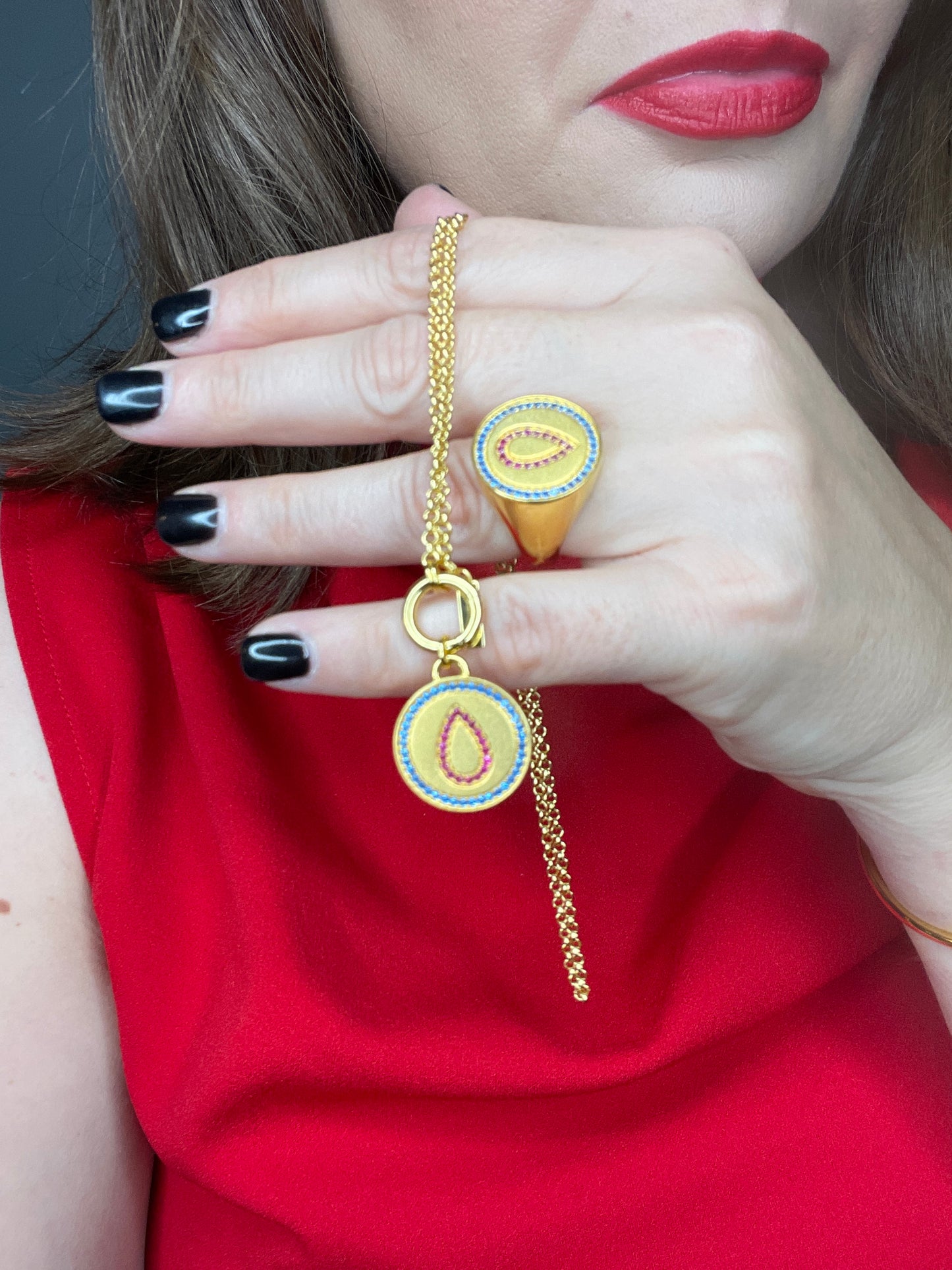 SWEET BLOOD - 18k Gold Vermeil Charm