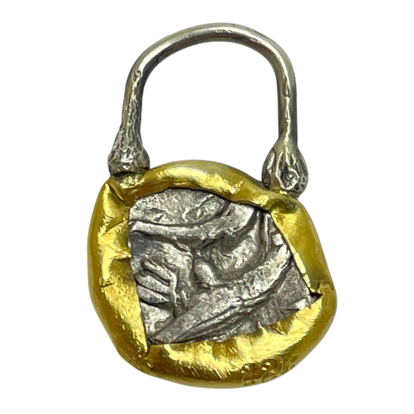 22k ancient Greek coin charm