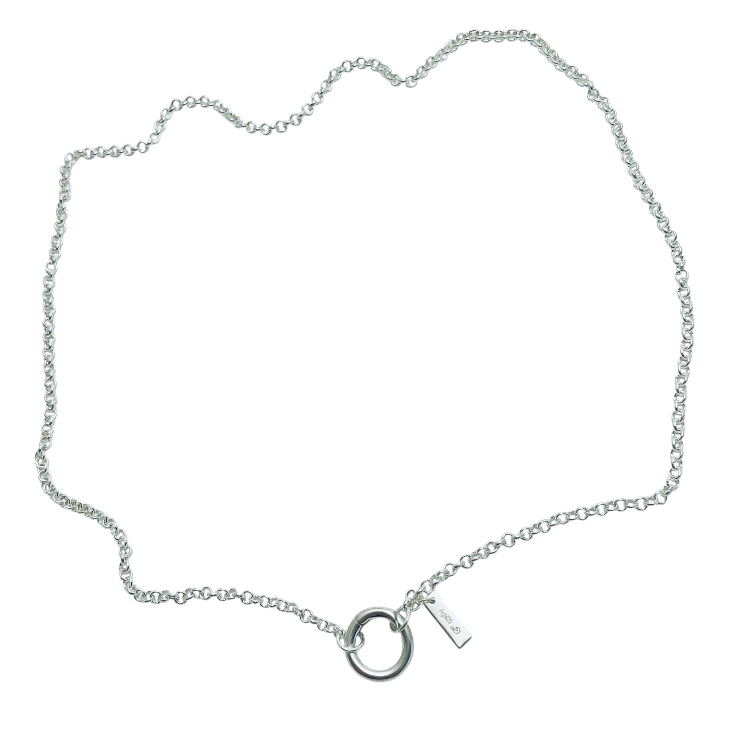 Sterling silver chain necklace