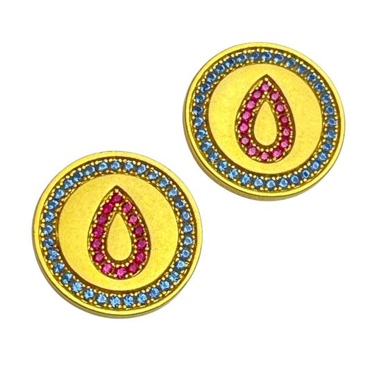 SWEET BLOOD - 18k Gold Vermeil Earrings