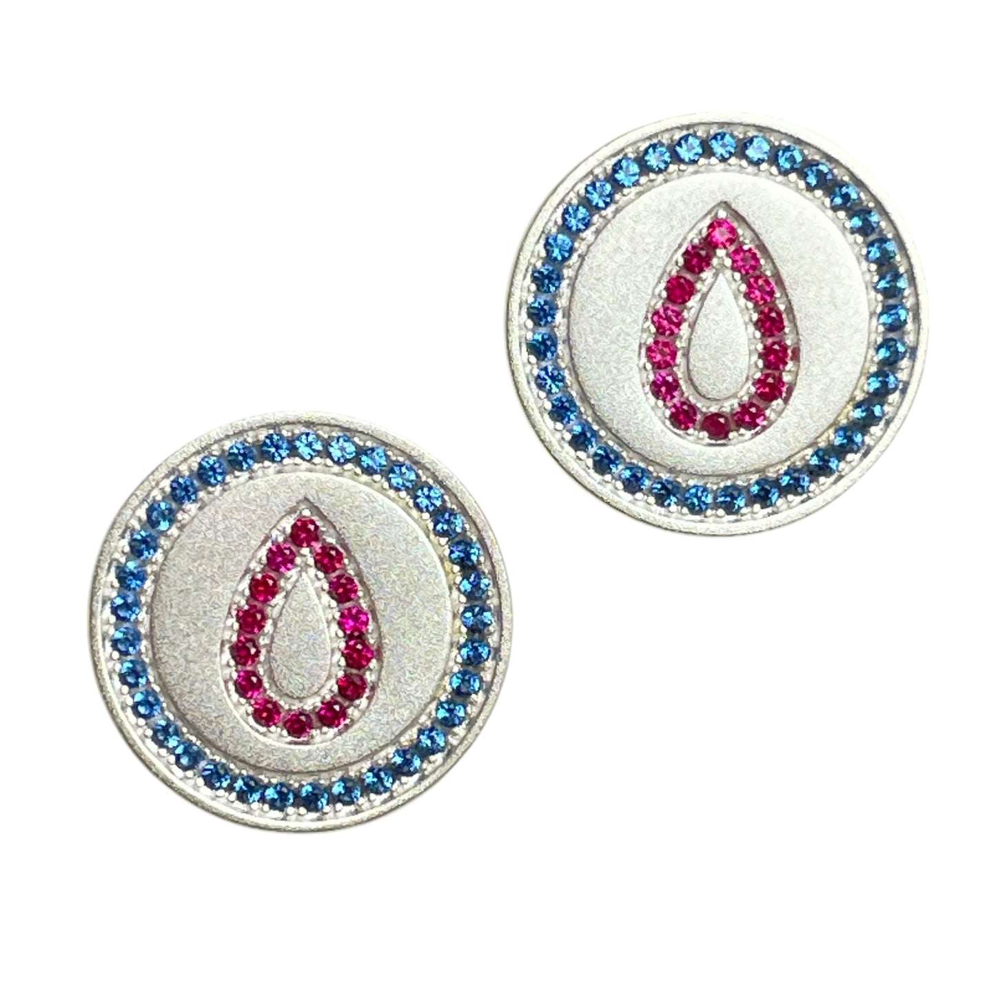 SWEET BLOOD silver earrings