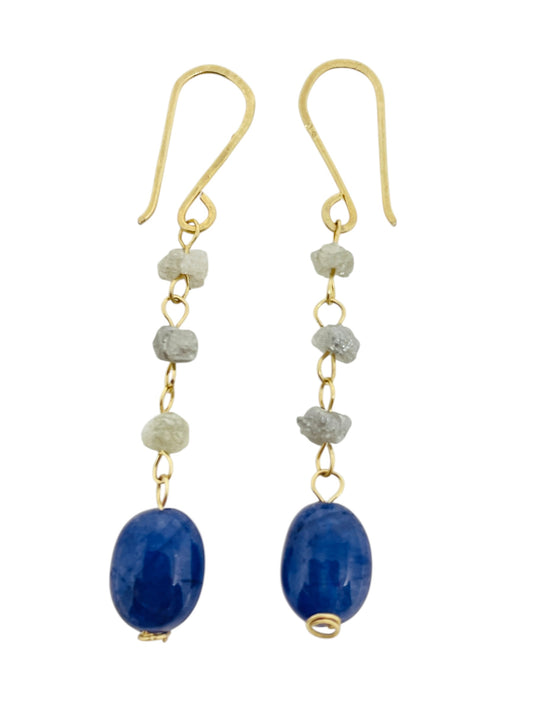 GEMME - 14k gold gemstone earrings