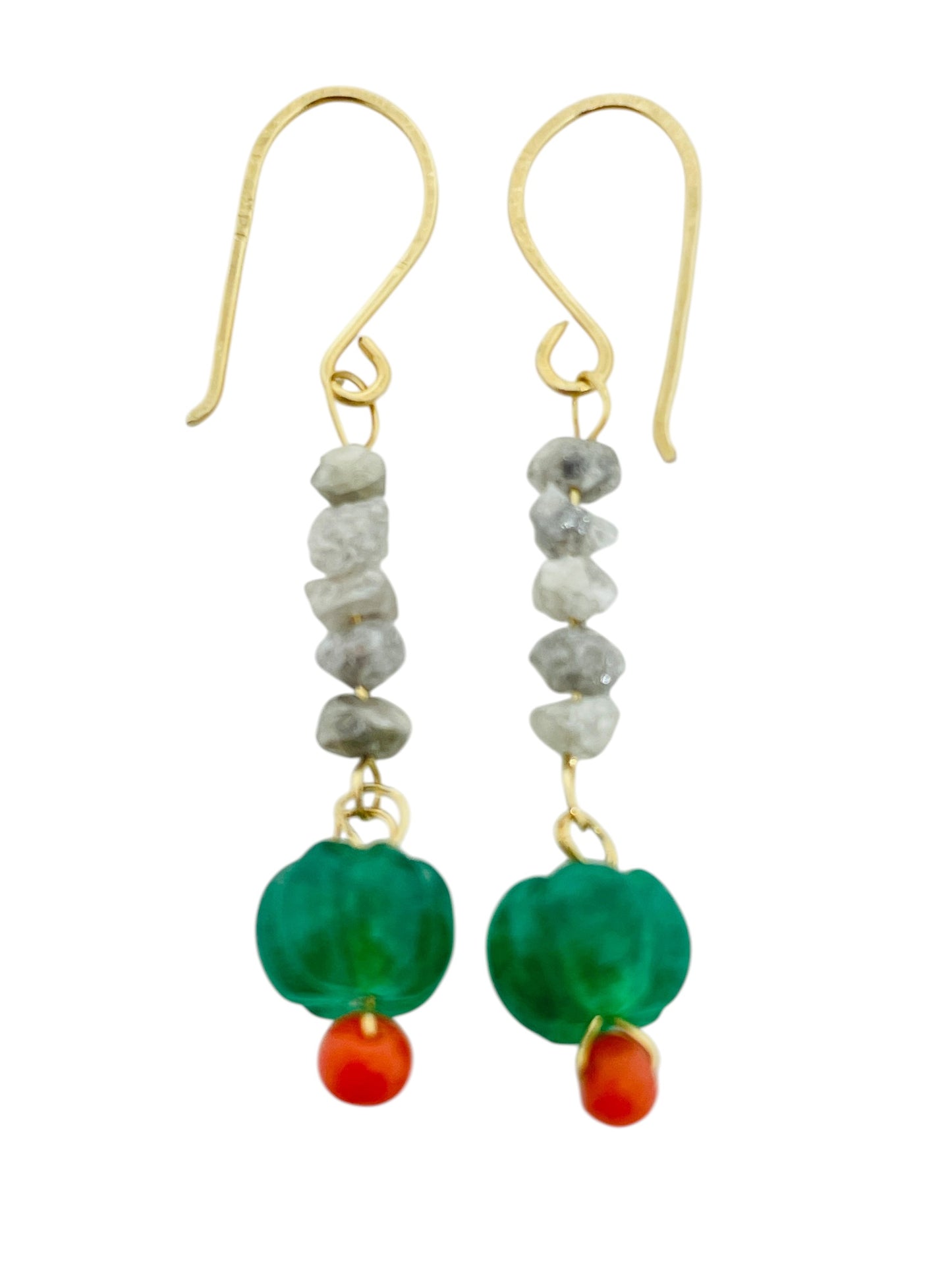 GEMME - 14k gold gemstone earrings