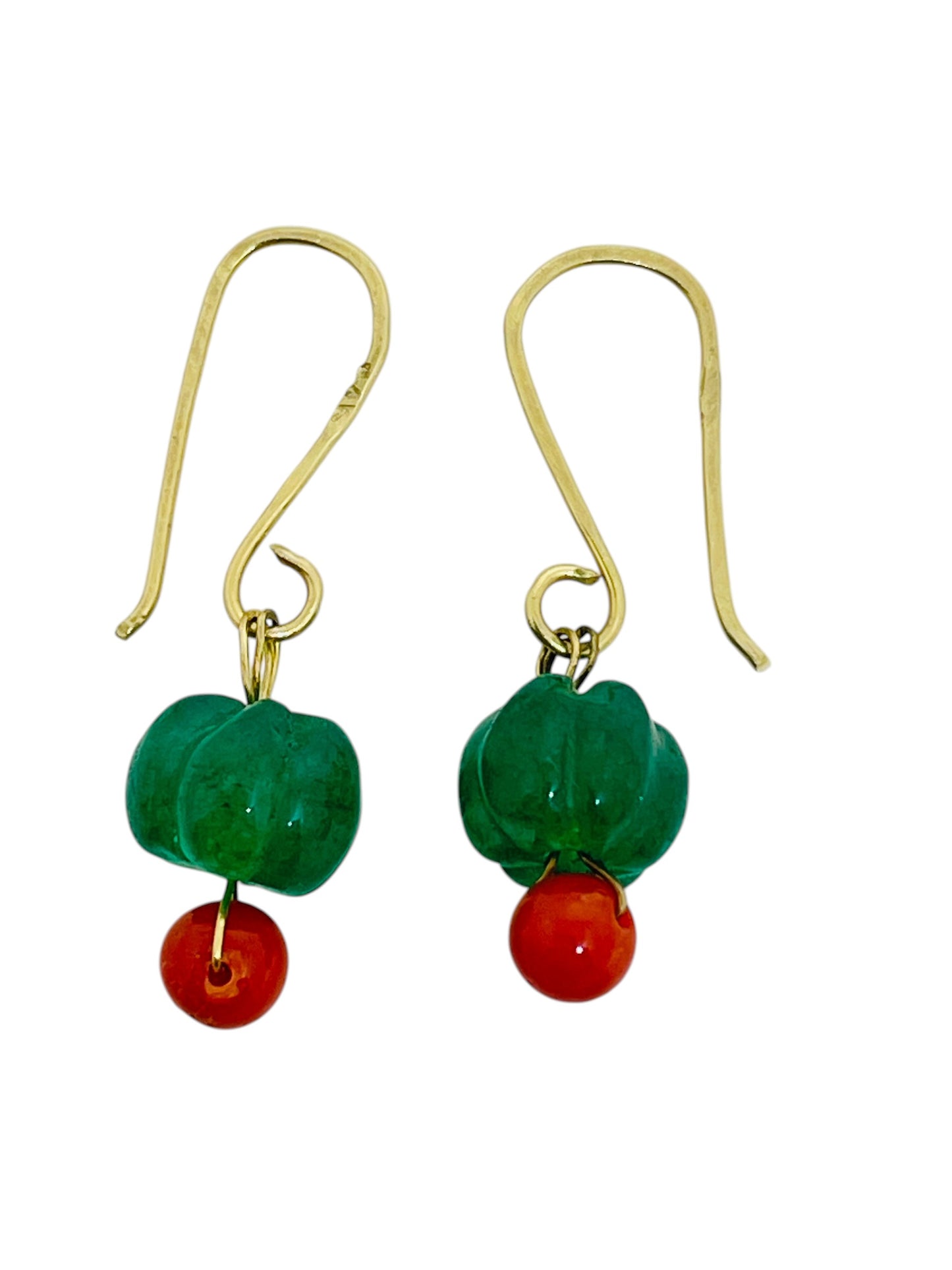 GEMME - 14k gold gemstone earrings