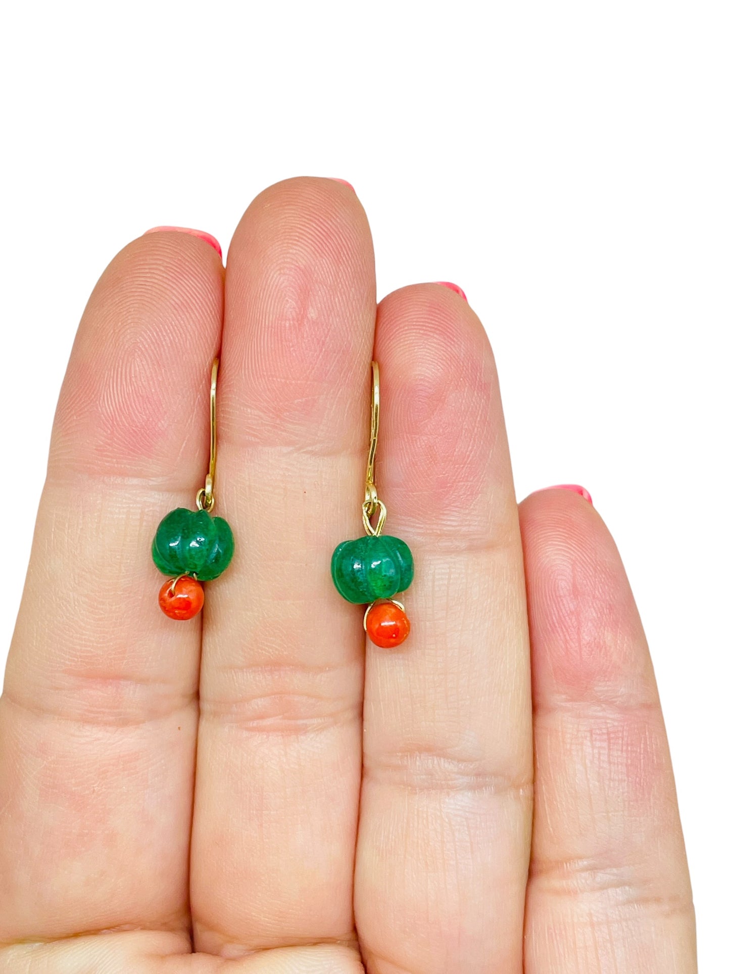 GEMME - 14k gold gemstone earrings